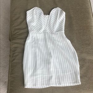 Fitted Striped Mini Dress